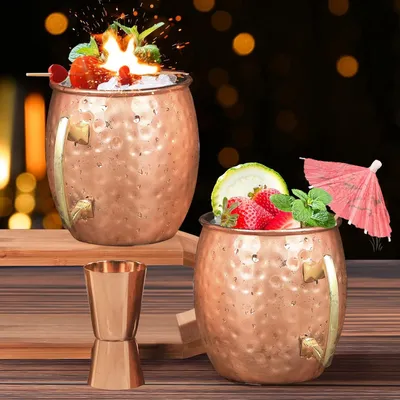 Produktbild von Moscow Mule Becher - Moscow Mule Becher - Moscow Mule - Moskow Mule Becher - Cocktailglas - Cocktailgläser