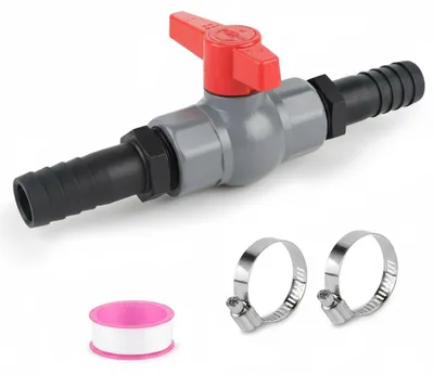 Imagen del producto de InAndOutdoorMatch - Válvula de bola de PVC - Válvula de cierre - 1 pulgada