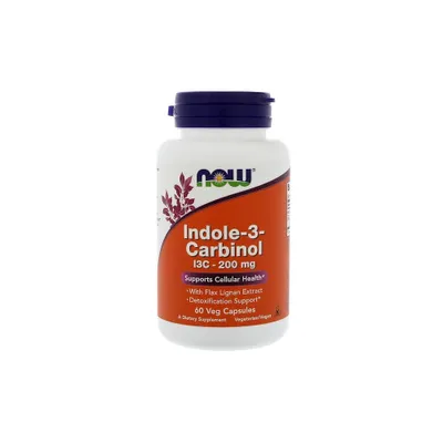 Produktbild von NOW Foods - Indol-3-Carbinol (I3C), 200mg, 60 vkaps