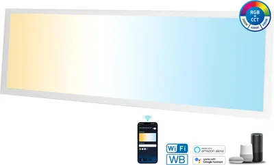 Produktbild von 120x30 LED CCT Bluetooth Mesh Smart Panel Leuchte Dimmbar (APP) Steuerung Einbau-Panel