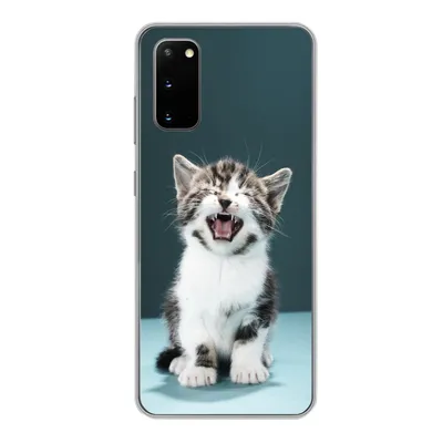 Produktbild von MuchoWow® Handyhülle Schutzhülle Hülle für Samsung Galaxy S20 Katze - Kätzchen - Miau Silikon Softcase Handy Hülle - Bild