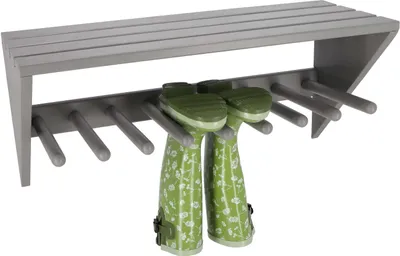 Immagine prodotto di Esschert Design - Portastivali da parete grigio; CF49G