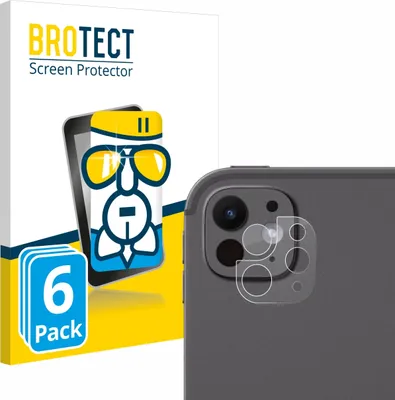 Produktbild von 6x BROTECT Schutzglas für Apple iPad Pro 11" 2024 / 2025 (NUR Kameraschutz) Schutzfolie Panzer Folie Glas Display Schutz klar
