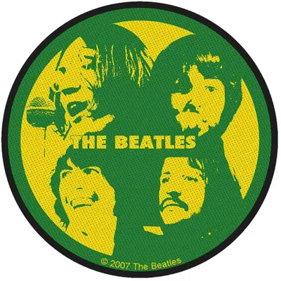 Image de The Beatles - Ecusson à repasser "Let It Be" - Polyester RO6262 (Taille unique) (Vert/Jaune)