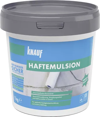Produktbild von Knauf Grundierung für Putz- und Spachtelarbeiten, saugfähigkeitsregulierend, lösemittelfrei, 1 kg