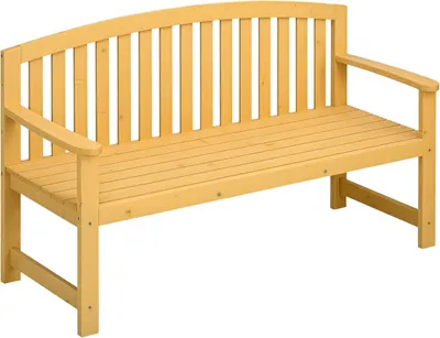 Immagine prodotto di Tuiningang - Panchina da giardino in legno - Panchina da balcone - Panchina da parco - Panchina da esterno - Legno di abete resistente alle intemperie