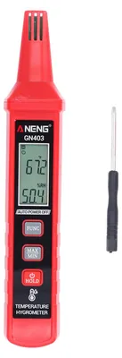 Produktbild von Digitales Temperatur- und Feuchtigkeitsmessgerät, industriell, hohe Genauigkeit, Mini-Hygrometer, Thermometer