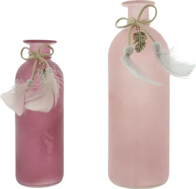 Produktbild von ohne Marke Vase 2er-Set rosa/pink OneSize
