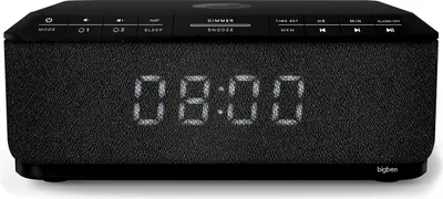 Produktbild von Radiowecker RR140 Induktion + BT [black]