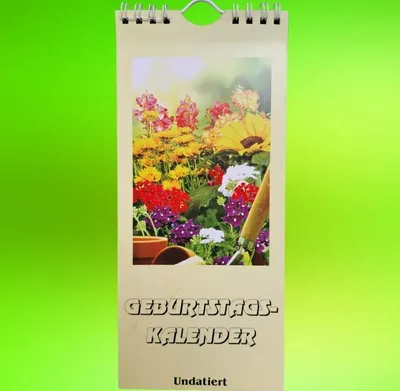 Produktbild von Geburtstagskalender hängend Wandkalender immerwährender Kalender Geburtstag