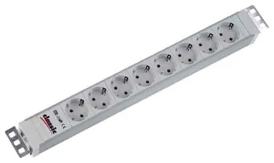 Immagine prodotto di Bachmann - Cavo di prolunga (montabile su rack) - AC 230 V - 8 spine di uscita - 1U - 48,3 cm (19") (6916