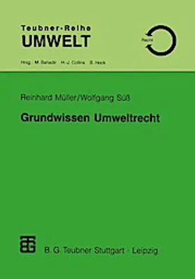Produktbild von Grundwissen Umweltrecht