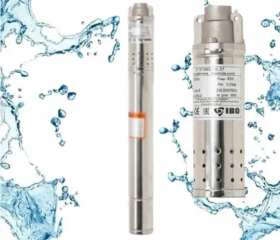 Image de IBO | Pompe immergée 2'' Sting-037 - 230 V - Câble 14 m - Haute performance et sécurité