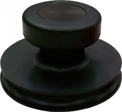 Produktbild von Vollgummi Saugheber SCHWARZ Glassauger Gummisauger für Spiegel Fliesen Ø 85 mm