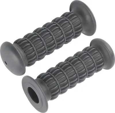 Produktbild von Universelle, rüttelfeste, rutschfeste Gummigriffe, Motorradzubehör für 25–28 mm Motorradlenker, Grau