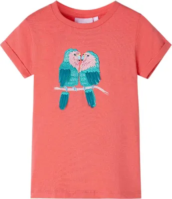Produktbild von Kinder-T-Shirt Korallenrosa 104