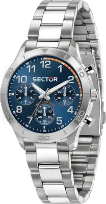 Produktbild von Sector Herren Multifunktion Uhr Fashion Edelstahl Armbanduhr silber USE53578018