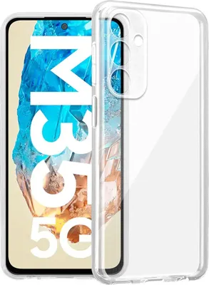 Produktbild von Cadorabo Hülle für Samsung Galaxy M35 Hülle Silikon Handyhülle Case Cover aus [Nie vergilben Technologie], Kratzfeste und stoßfeste Schutzhülle VOLL TRANSPARENT