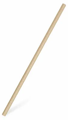 Zdjęcie produktu dla 1000 słomek papierowych do napojów, naturalne, 20 cm, średnica 6 mm