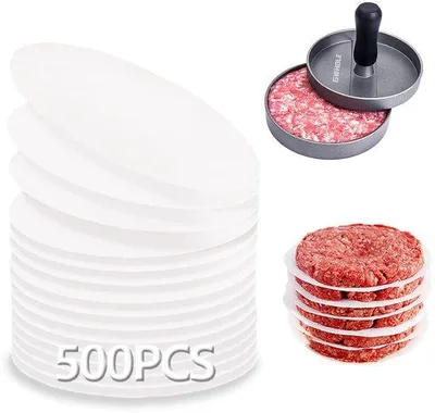 Obrázok produktu pre Kruhový papier na pečenie s nepriľnavou úpravou, 500 ks, 11 cm, na hamburgery