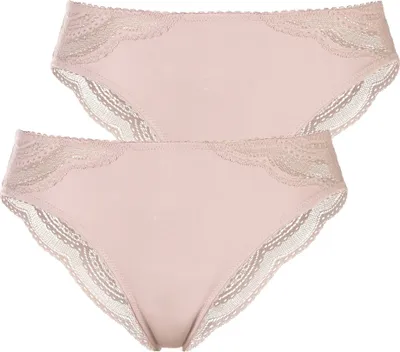 Produktbild von LASCANA Brasilslip 2 -teilig rosé Größe 32/34