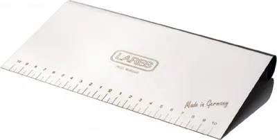 Produktbild von LARES Teigkarte Edelstahl Groß - Maße ca. 22x12,5x2,5cm - 6236