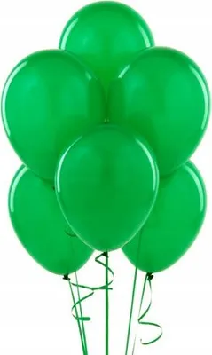 Zdjęcie produktu dla BALONY LATEKSOWE zielone 100szt balon zielony