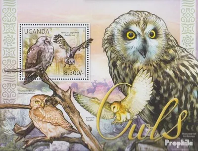 Produktbild von Briefmarken Uganda 2012 Mi Block376 (kompl.Ausg.) postfrisch Eulen