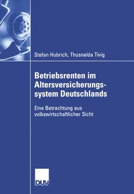 Produktbild von Betriebsrenten im Altersversicherungssystem Deutschlands