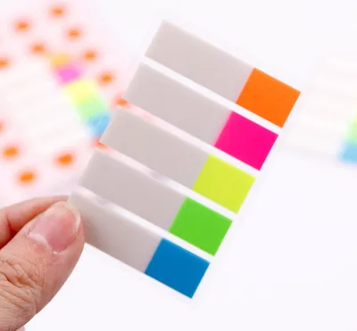 Produktbild von INF Post-It-Notizen – Bunte Register