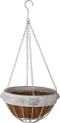 Produktbild von Esschert Design Löwenkopf Hanging Basket mit Kokoseinsatz Ø 26,2 cm - Metall