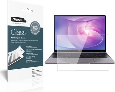 Produktbild von 2x Schutzfolie für Huawei Matebook 13 - Anti-Shock 9H Folie dipos Glass Kunststoffglas