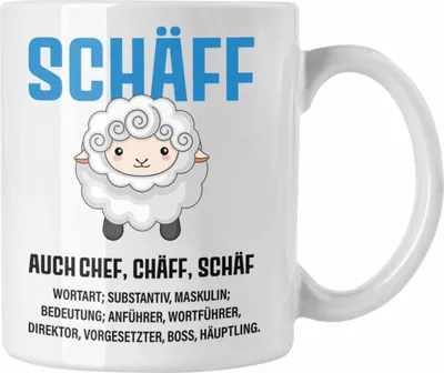Produktbild von Trendation - Chef Tasse Geschenke Lustig Kaffeetasse Abschied Spruch Geschenkidee (Weiß)