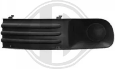 Produktbild von DIEDERICHS Lüftungsgitter Grill Stoßfänger für VW Transporter V Bus (7HB, 7HJ, 7EB, 7EJ, 7EF, 7EG, 7HF, 7EC) ohne Loch/Löcher für Nebellampen