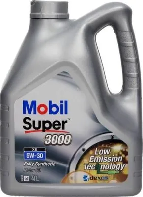 Produktbild von MOBIL Super 3000 XE für 5W-30 4 Liter Motoröl Motorenöl DEXOS 2 229.31 229.51 229.52 WSS-M2C917-A 505 00 505 01 Öl