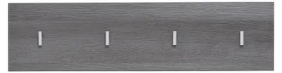 Produktbild von trendteam Garderobe Paneel Line Sardegna Rauchsilber Melamin 80 x 21 x 2 cm