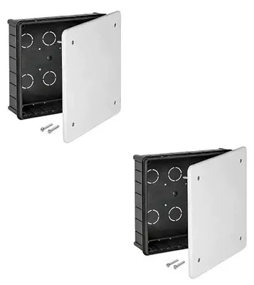 Zdjęcie produktu dla Skrzynka przyłączeniowa elektryczna 200X200X65 mm pokrywa śruby