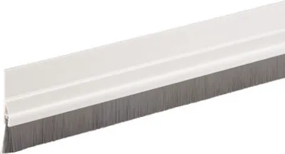 Produktbild von fix-o-moll Türbürstendichtung Türdichtung mit Bürste Premium selbstklebend weiß 1 m