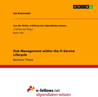 Produktbild von Risk Management within the IT-Service Lifecycle