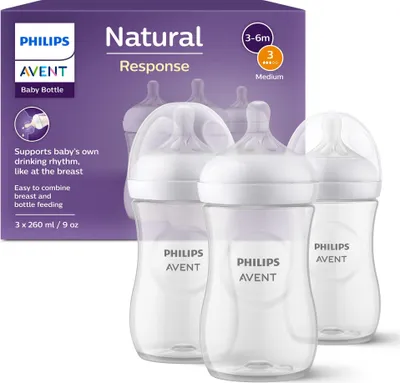 Zdjęcie produktu dla Scy903/03 Butelka Responsywna Natural 3X260Ml