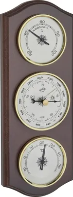 Immagine prodotto di TFA - Stazione meteorologica analogica in legno massiccio - 20.1000.03 - colore noce