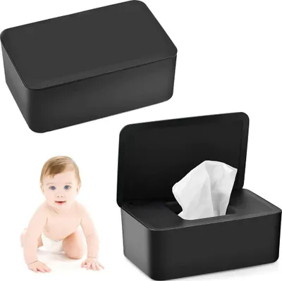 Produktbild von Famanu Wischbox - Feuchttuchspender - Set mit 2 Spendern - Praktisch und stilvoll
