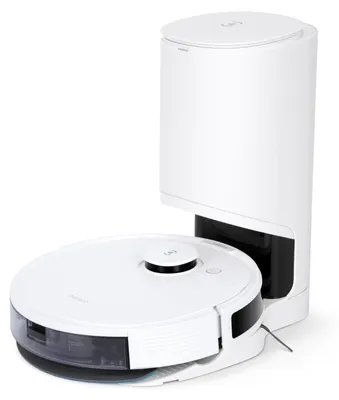 Produktbild von Ecovacs DEEBOT N8+, Staubbeutel, Schwarz, Weiß, Rund, Staubbeutel, 0,42 l, Ladend, Purification