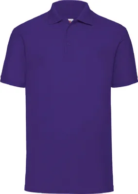 Image de Polo Piqué Fruit Of The Loom 65/35 Herren, Kurzarm BC388 (L) (Lila)