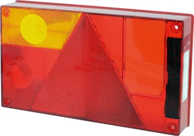 Produktbild von Aspöck Multipoint 1 Lichtscheibe Links ASP18-8450-007, 235x135x46,1 mm, E-Prüfzeichen, Rücklicht, Bremslicht, Blinker, seitliche Kennzeichenbeleuchtung, Dreieckrückstrahler, 24-5000-000 / 24-5000-007