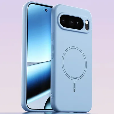 Obrázek produktu pro Magnetické pouzdro pro Google Pixel 10 Pro XL, kompatibilní s MagSafe, tekutý silikon, nárazuvzdorné a odolné proti poškrábání Modrá