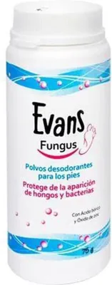 Produktbild von Evans Fungus Antimykotisches Fuß-Deodorant-Pulver 75 g