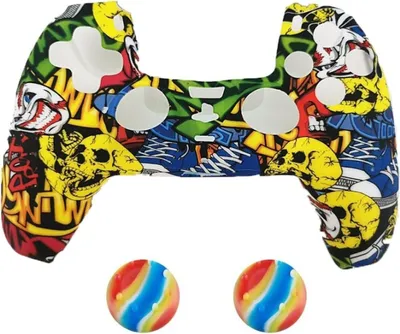Produktbild von König Design Hülle kompatibel mit PlayStation PS5 Kunststoff Full Cover Handyhülle - Case Motiv 9
