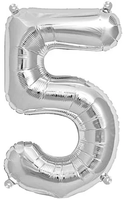 Immagine prodotto di Pallone in foil 5 argento
