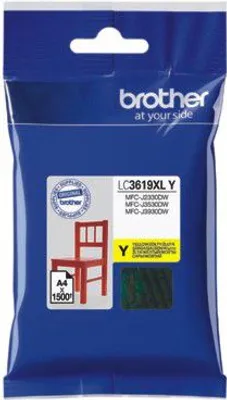 Produktbild von Brother Tinte original LC-3619XLY (gelb)